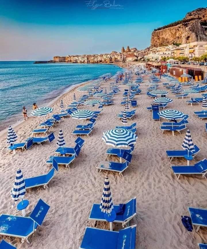 Green Villa Sand Beach Center Close Sea Veiw Cefalù Eksteriør bilde